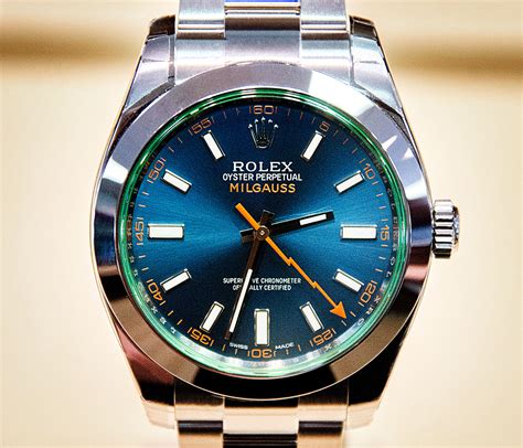 rolex milgauss z blue review|milgauss z blue discontinued.